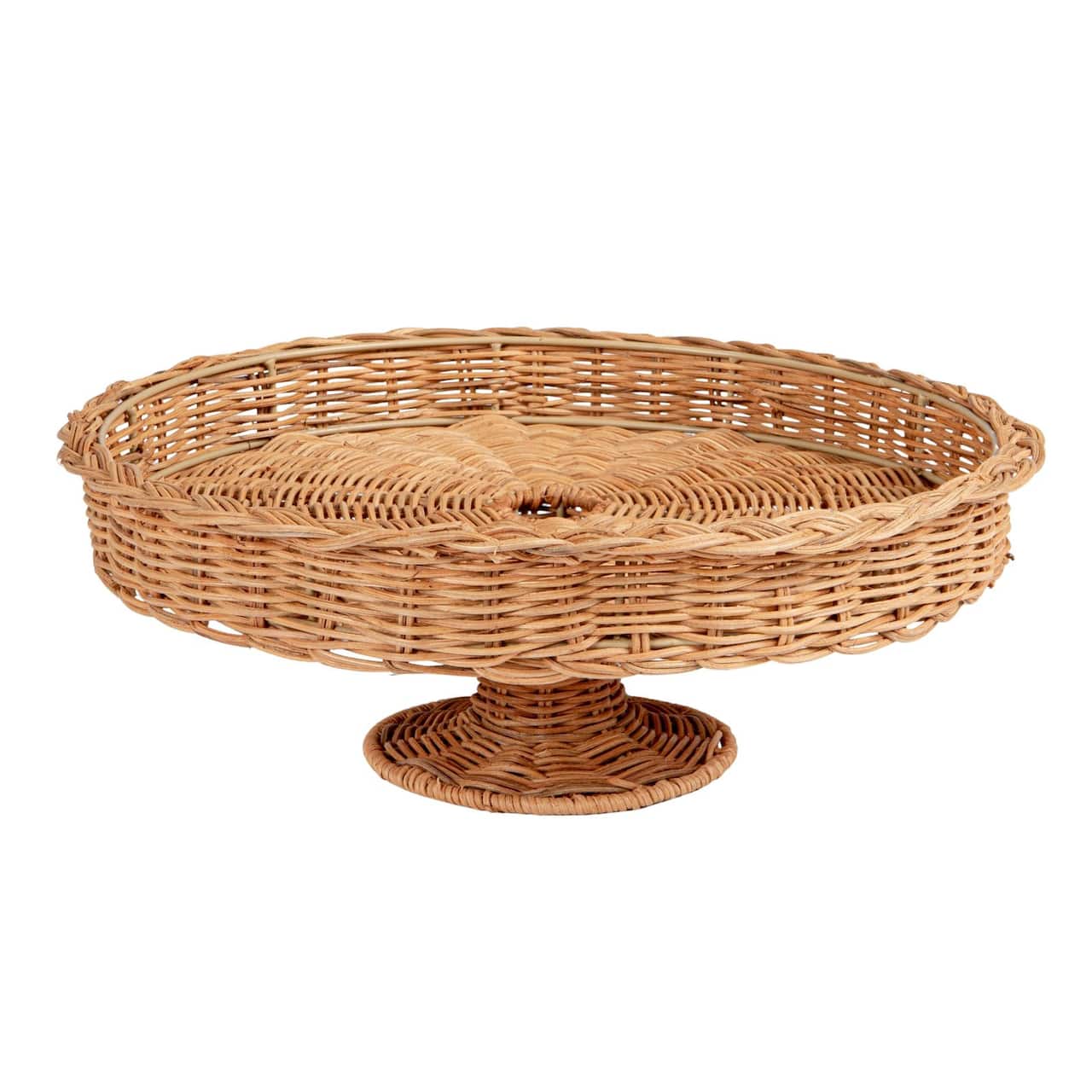 Hello Honey® Decorative Handwoven Rattan Pedestal